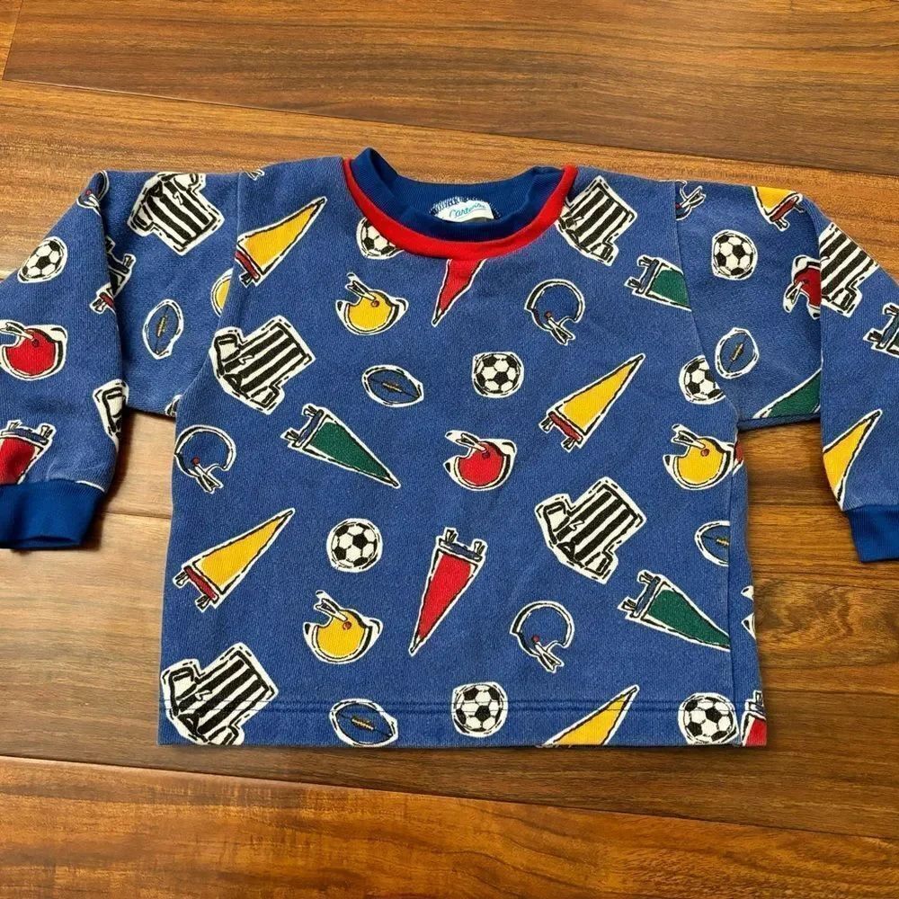 Carters vintage sports blue crewneck sweatshirt